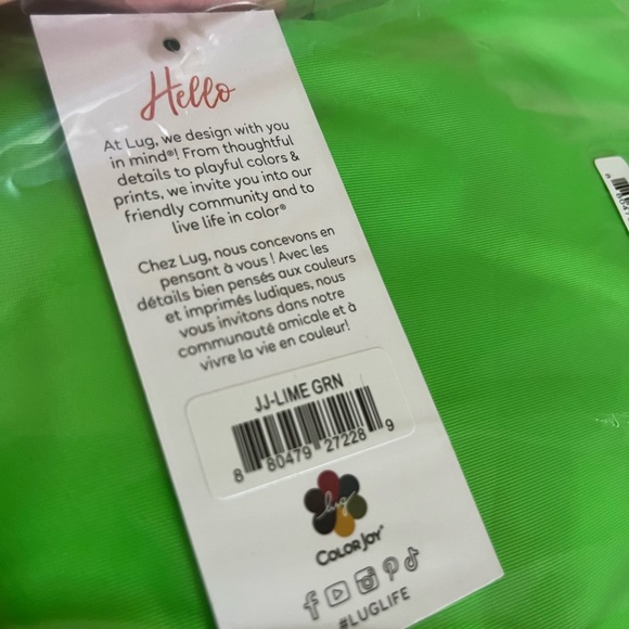 Lug jumping jack drawstring backpack new never opened - Picture 3 of 3